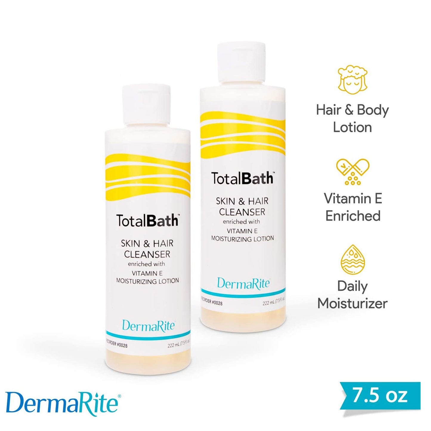 TOTAL BATH, SQUEEZE BTL 7.5OZ (48/CS)
