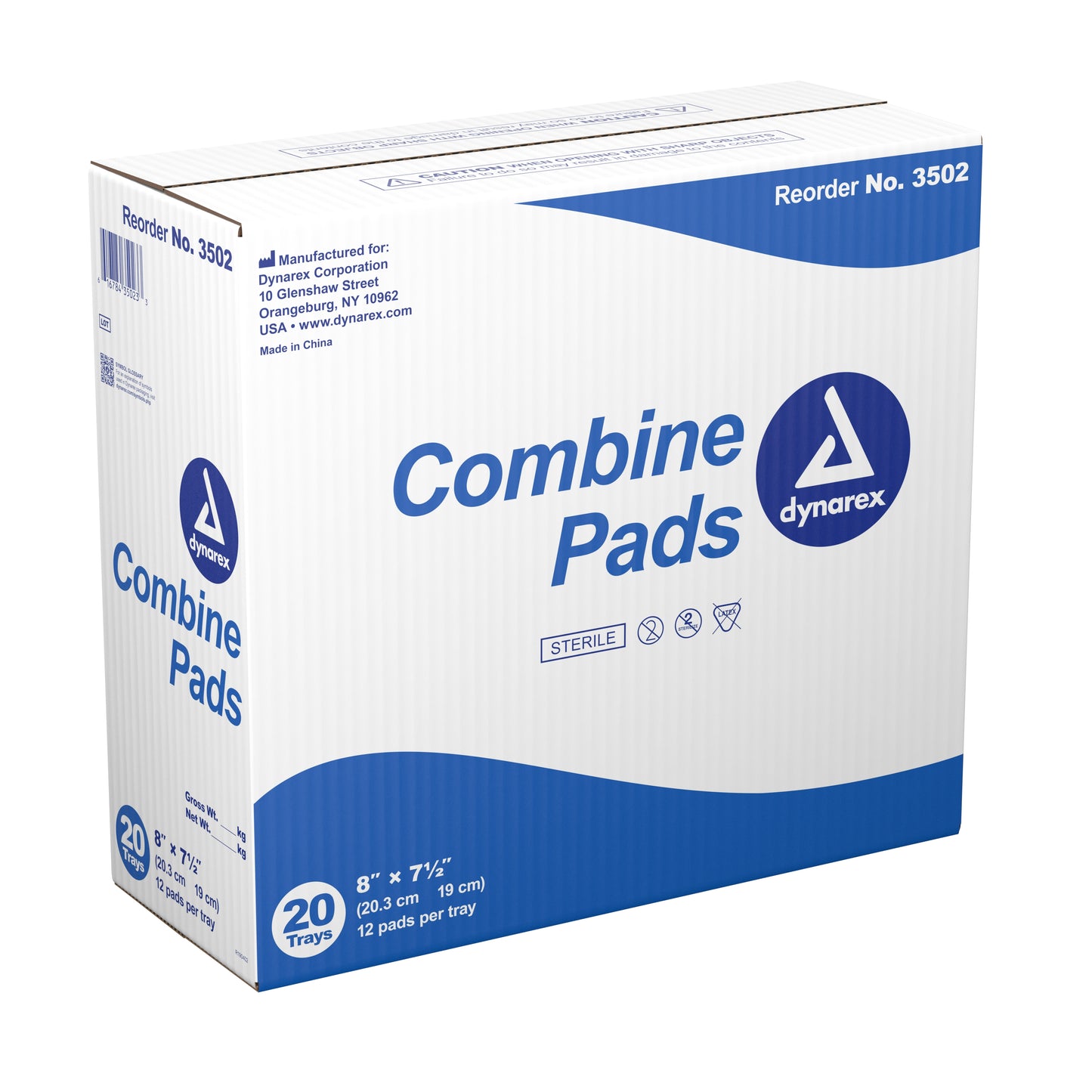 PAD, ABDOMINAL STR 8"X7 1/2" (12/BX 20BX/CS)