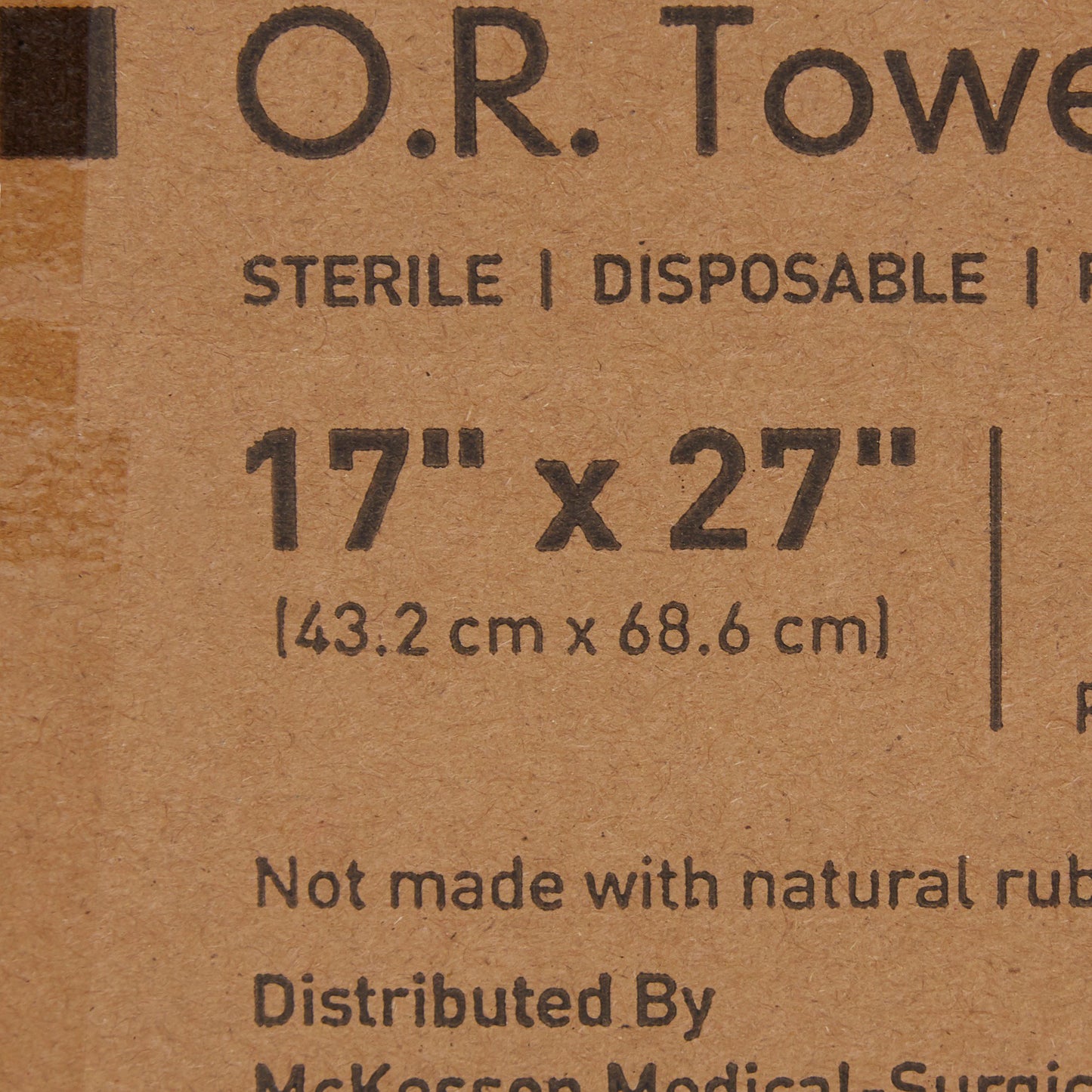 TOWEL, OR STR BLU DISP (6/PK 12PK/CS)