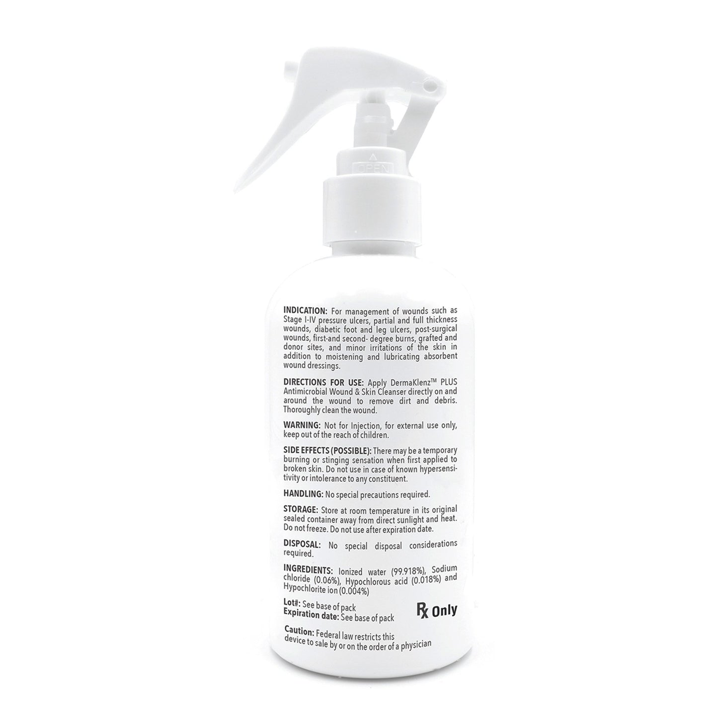 CLEANSER, WND DERMAKLENZ SPR ANTIM 8OZ (6/CS)