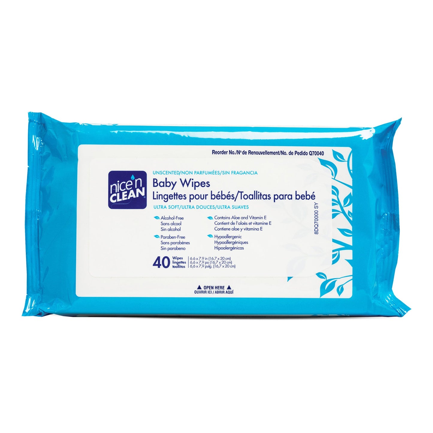 WIPE, BABY NICE&CLEAN UNSCNTD (40/BX)