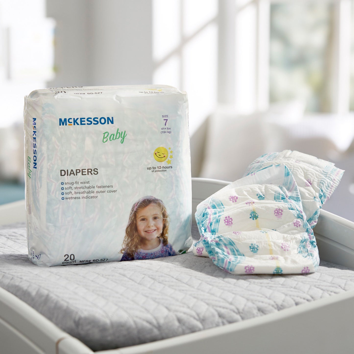DIAPER, BABY SZ7 41+LBS (20/BG4BG/CS)