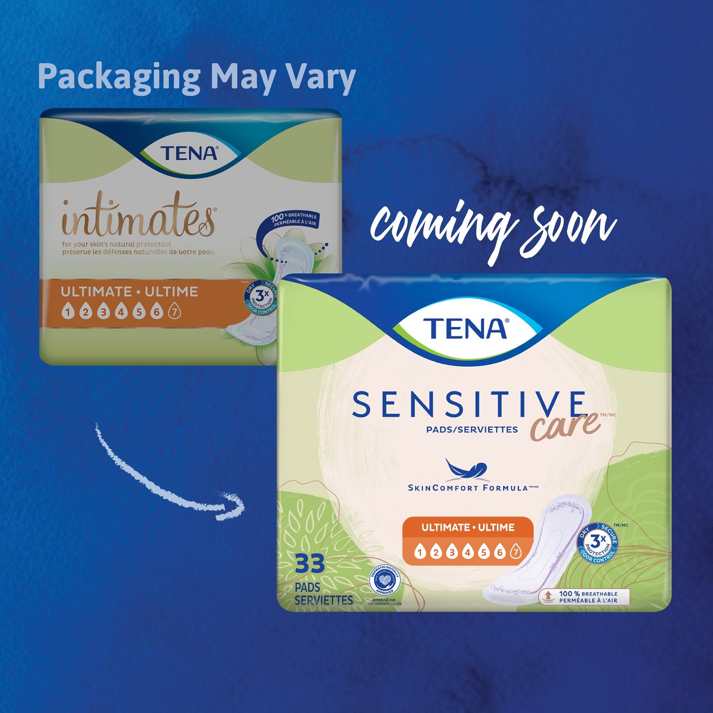 PAD, INCONT TENA SENSATIVE CARE ULTIMATE (10/BG 4BG/CS)