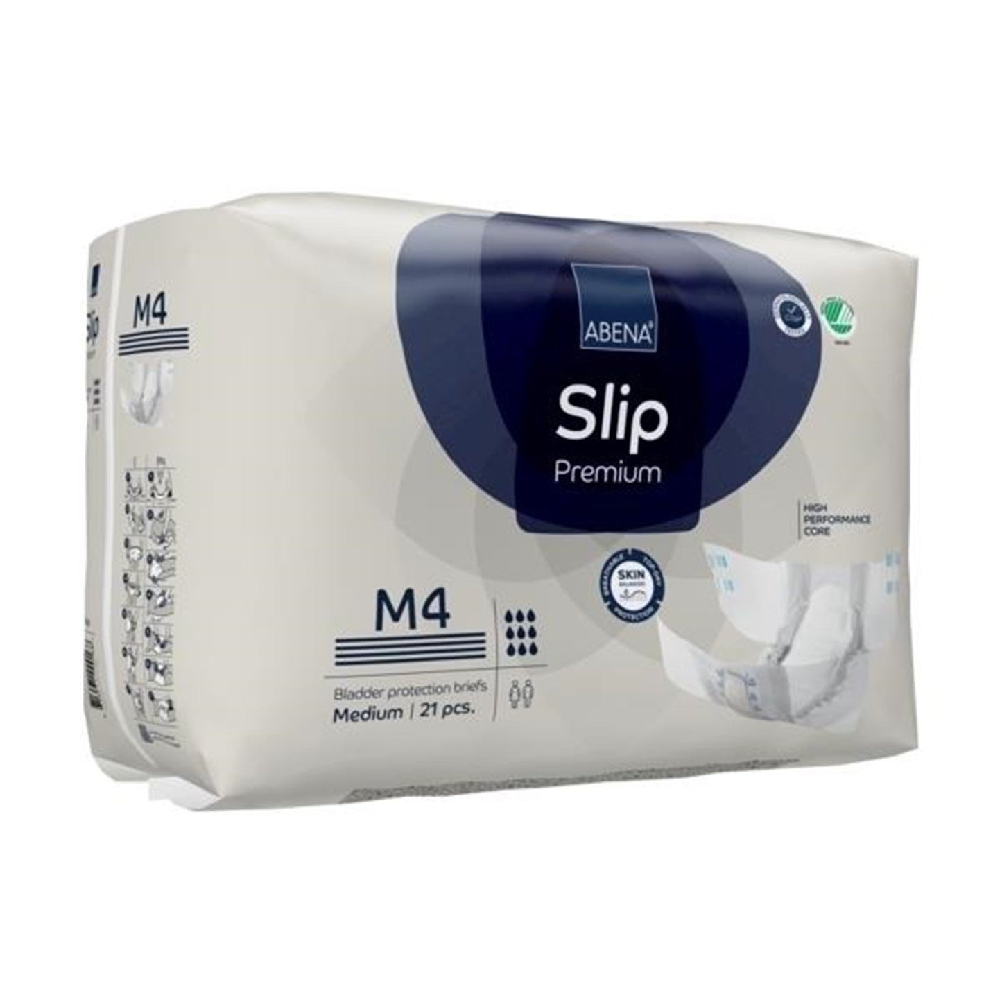 BRIEF, INCONT ABENA SLIP PREM ADLT M4 MED (21/PK 4PK/CS)