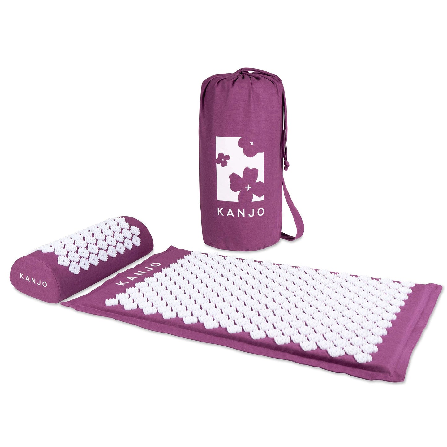 MAT SET, ACUPRESSURE KANJO MEMORY FOAM AMETHYST (8/CS)