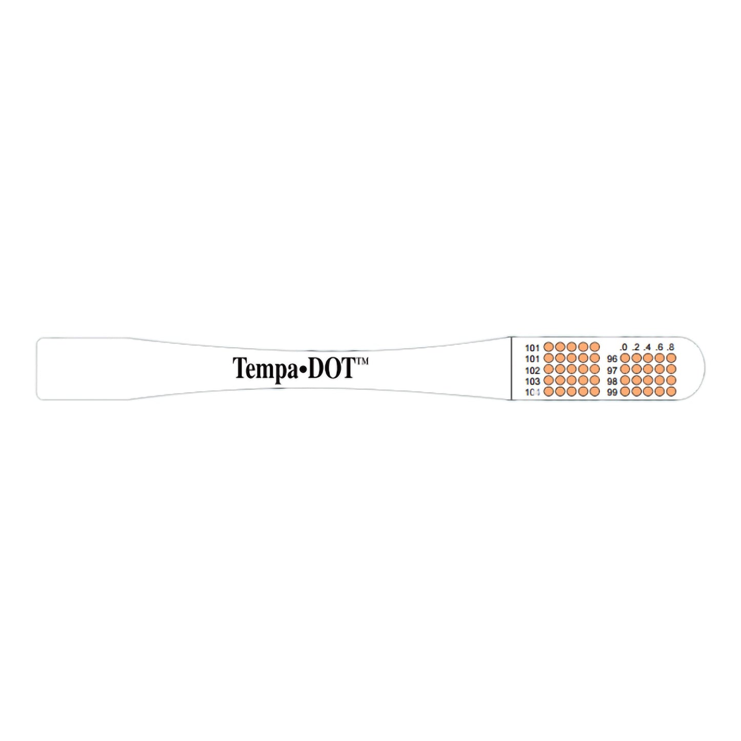 THERMOMETER, ORAL TEMPA DOT N/S (100/BX 20BX/CS)