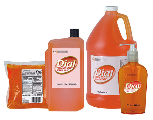SOAP, DIAL LIQ W/PUMP 7.5 OZ (12/CS)