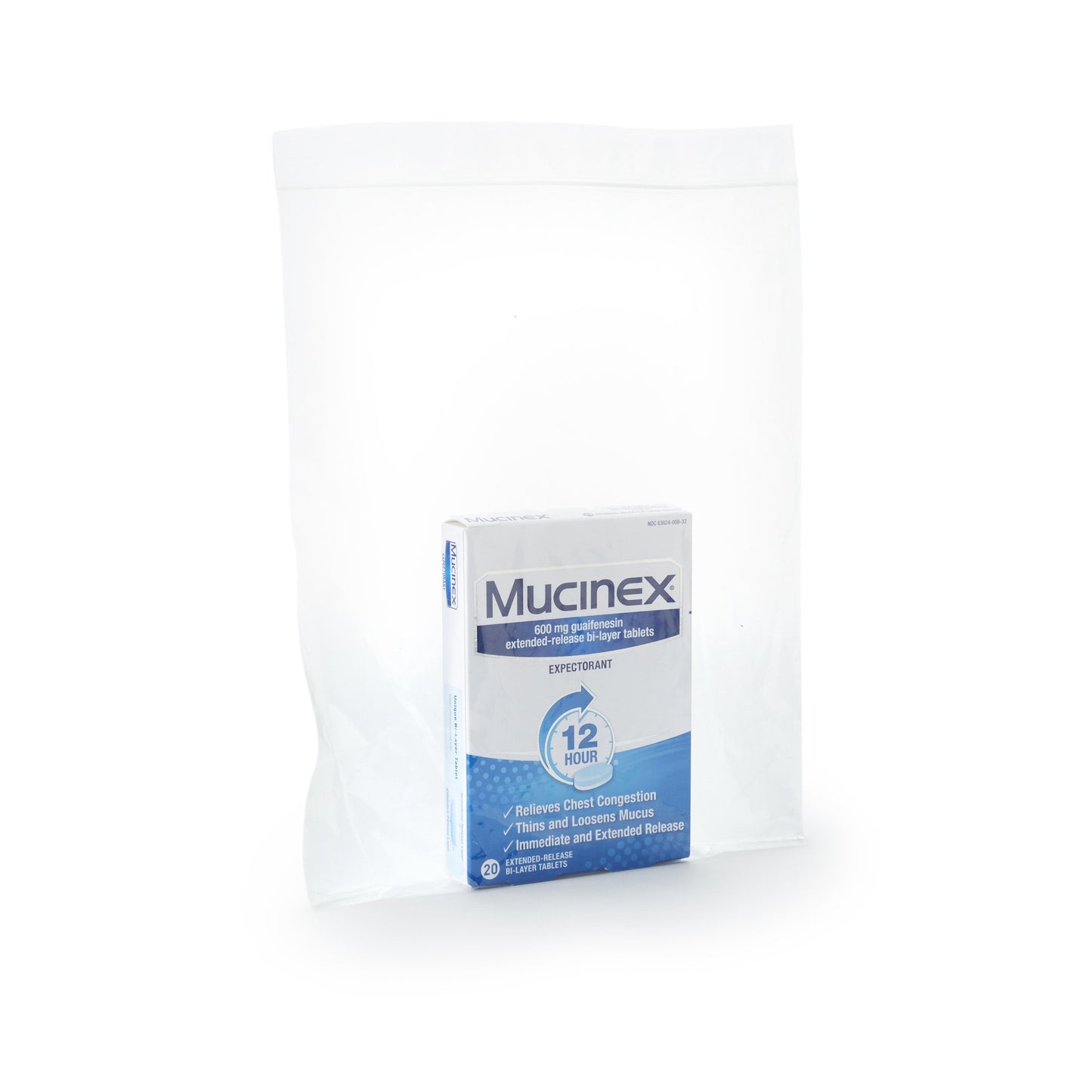 MUCINEX, TAB ER 600MG (20/BX)