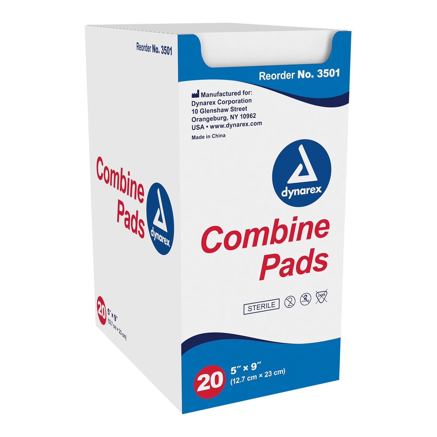 PAD, ABDN 5"X9" COMBINE STR (20BX/CS)