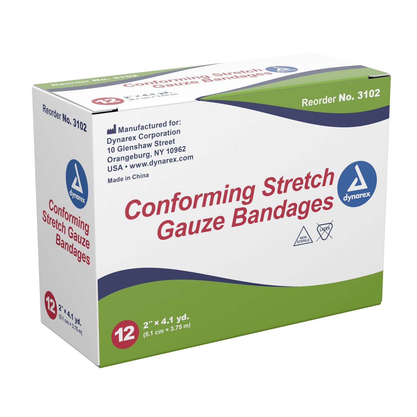 GAUZE, STRCH 2" N/S (12/BX 8BX/CS)