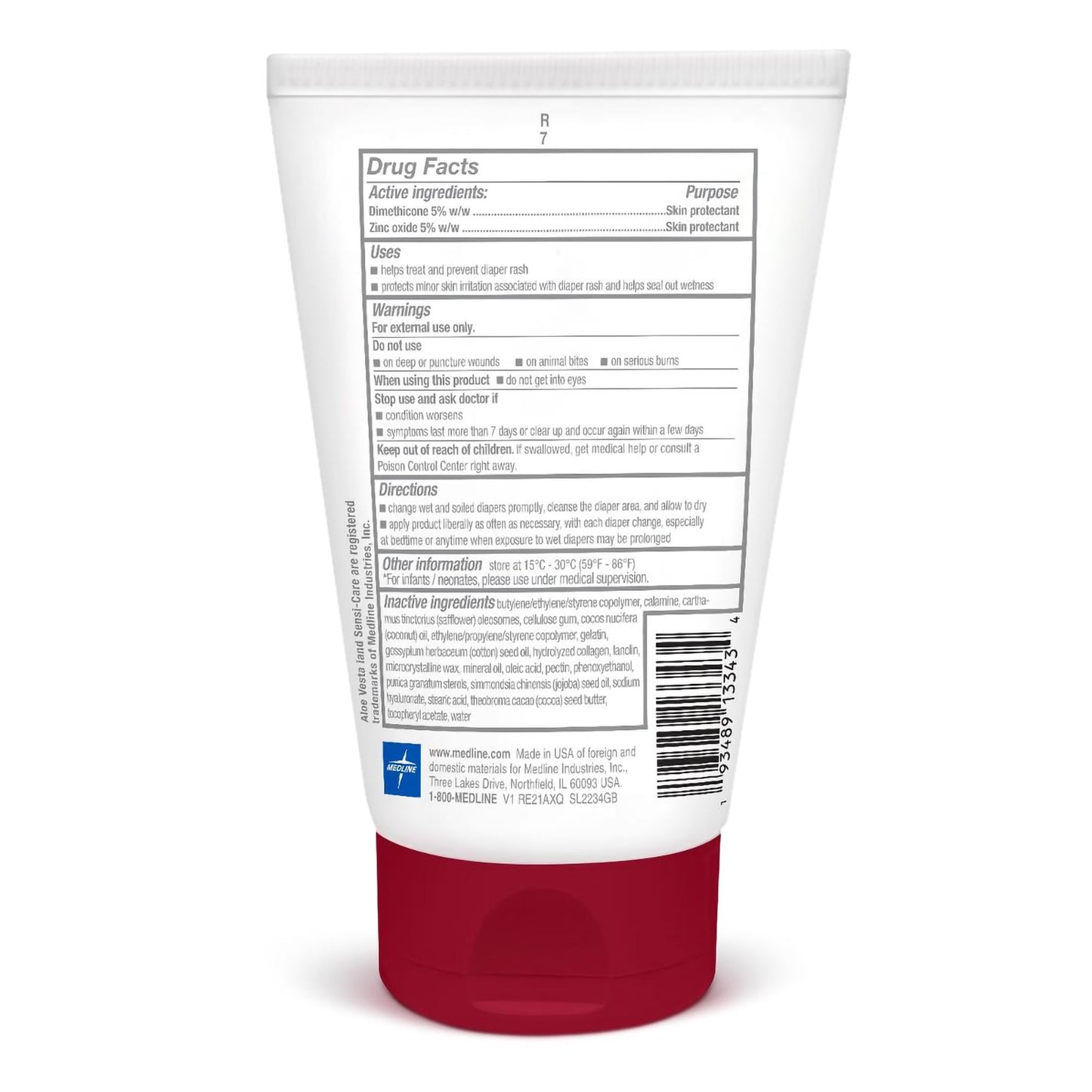 BARRIER, SKIN SENSA CARE CLEARZINC 5OZ (12/CS) CONVTC