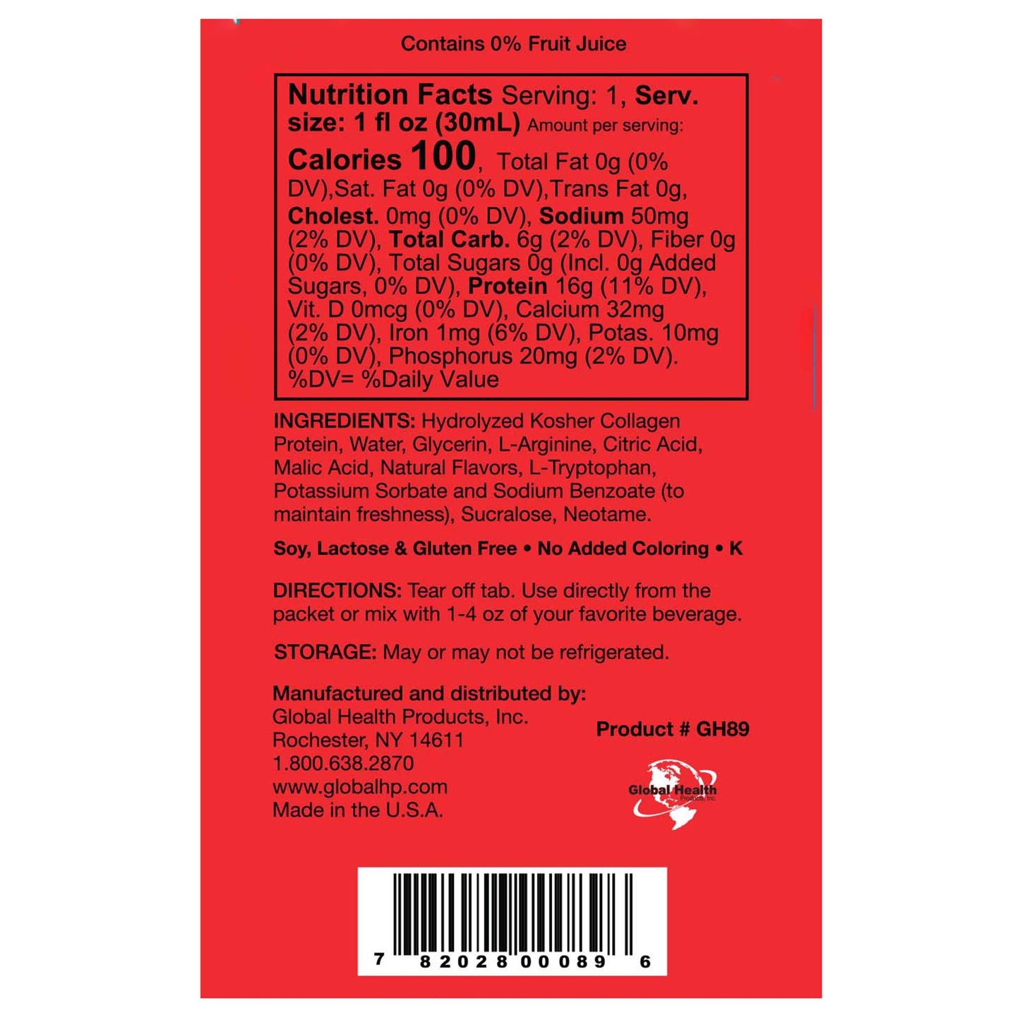 PROTEIN, LIQUACEL APPLE 1OZ PKT (100/CS)