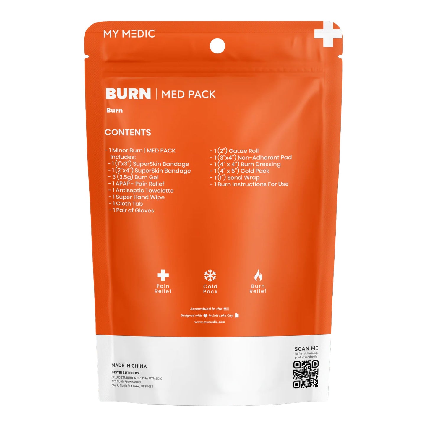FIRST AID KIT, MEDICAL PACK F/BURN