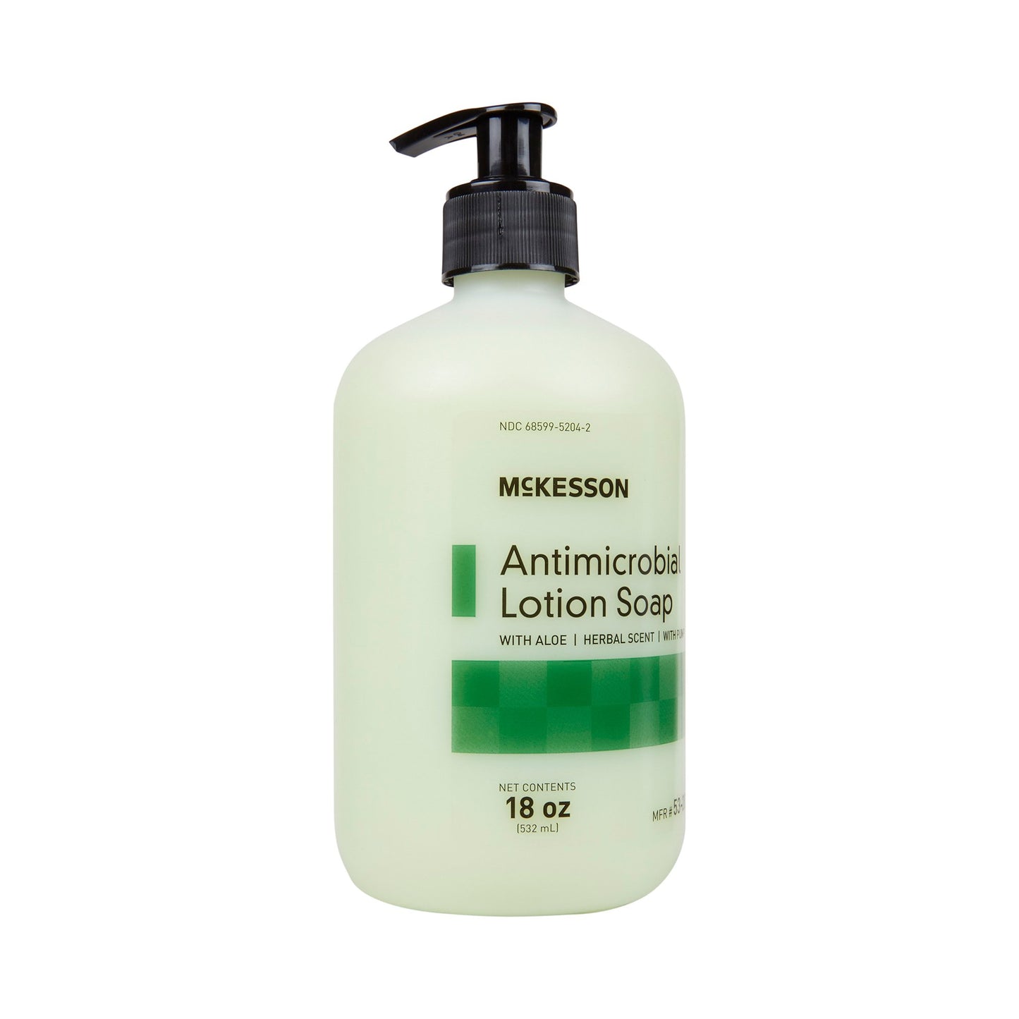 SOAP, ANTIMICRO LOTION ALOE W/PUMP 18OZ (12/CS)