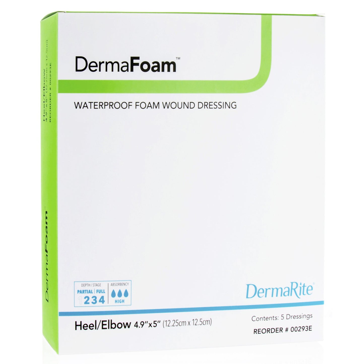 DRESSING, DERMAFOAM HEEL (5/BX)