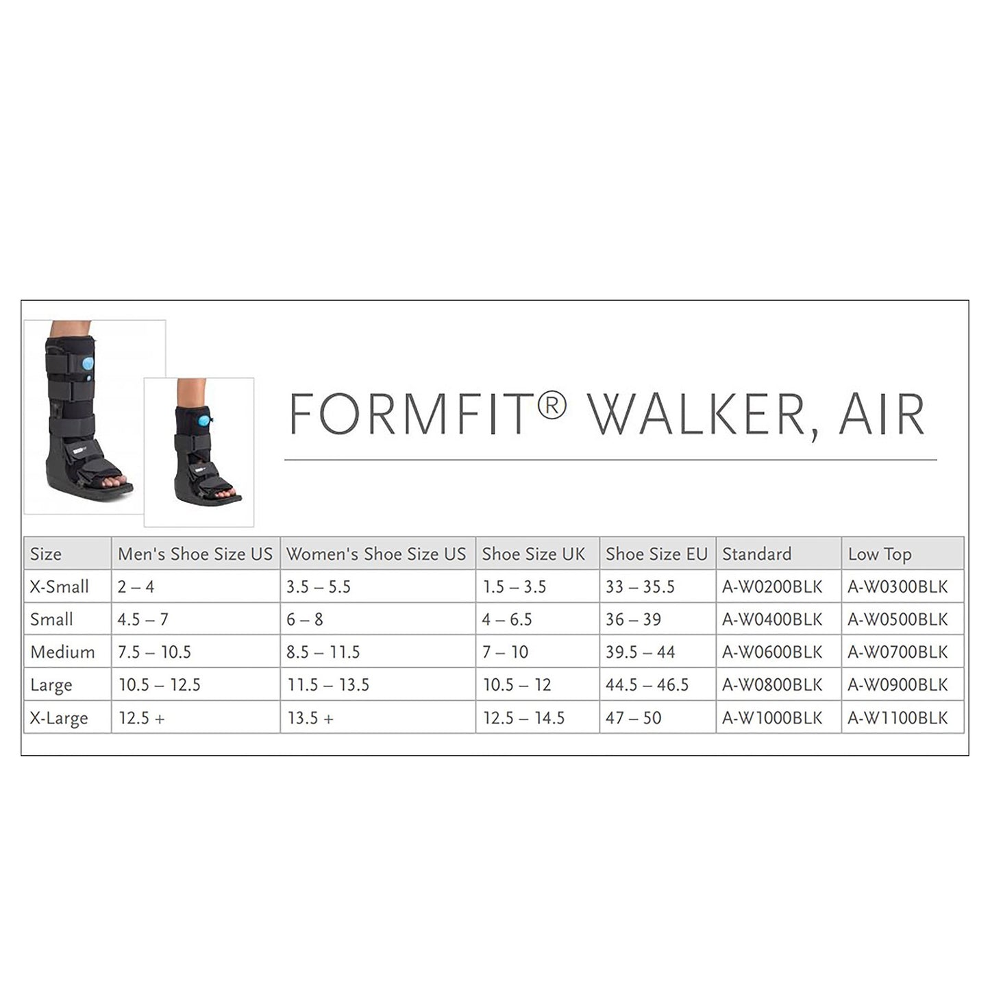 WALKER BOOT, AIR EQUALIZER LOWBLK SM