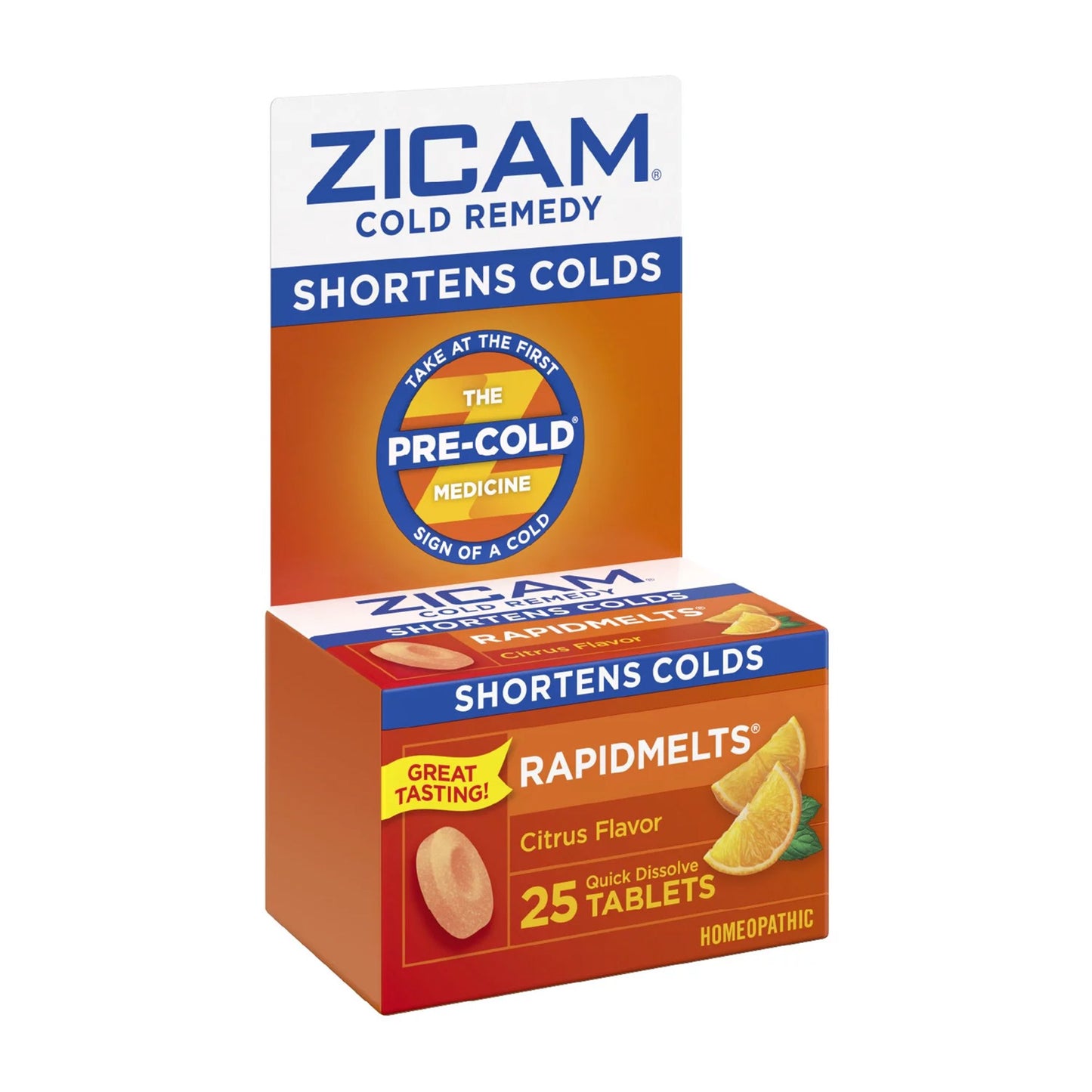 ZICAM COLD, TAB RAPIDMELTS CITRUS (25/BT)