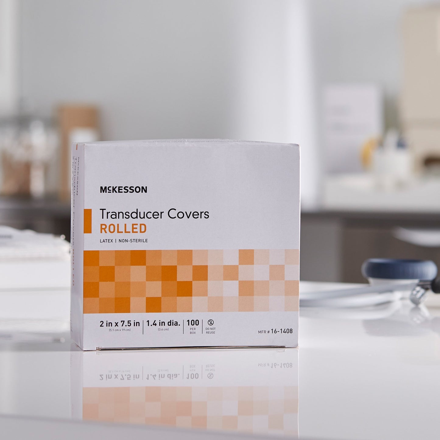 COVER, TRANSDUCER LATEX N/S 1.4"X7.5" (100/BX 24BX/CS)