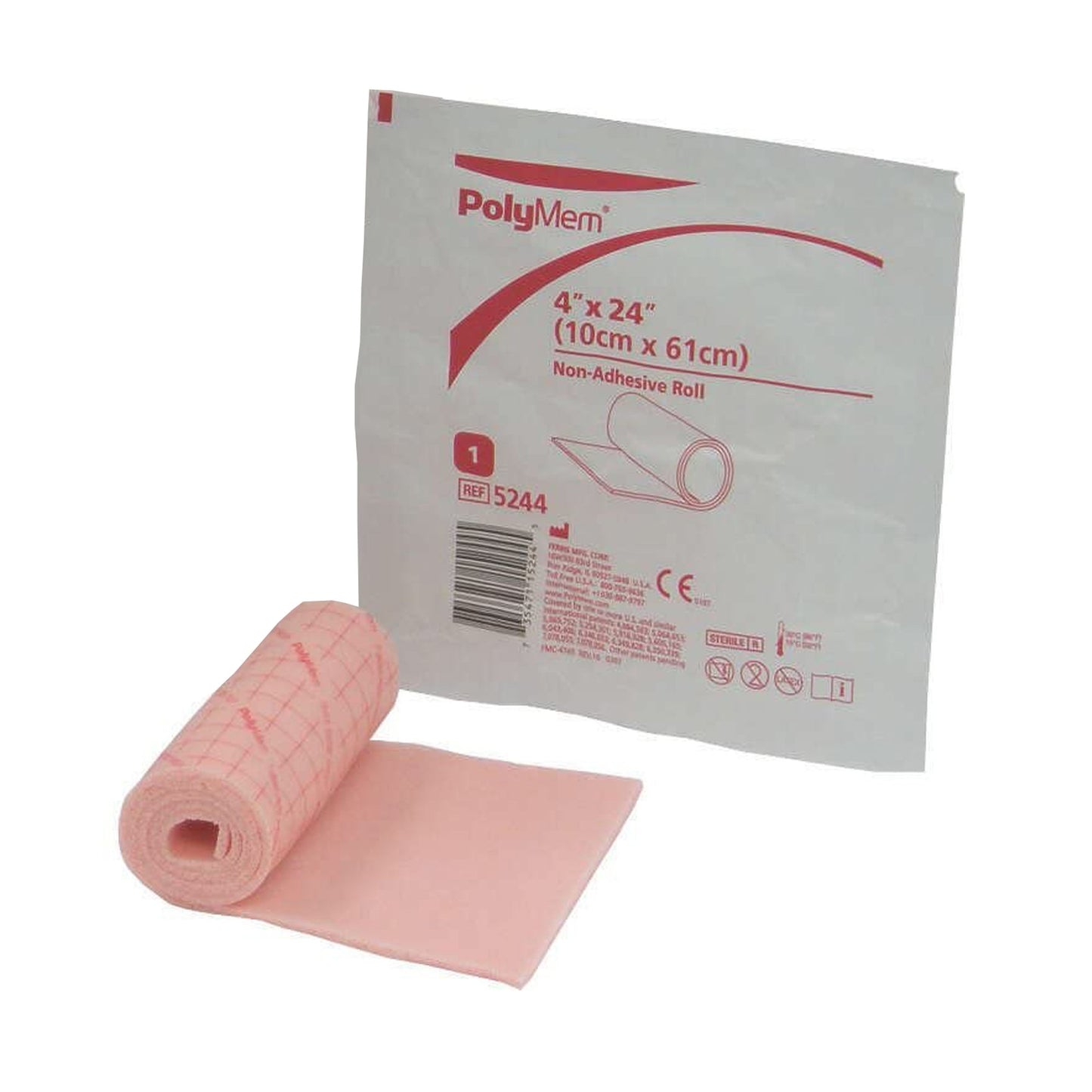 DRESSING, WND POLYMEM ROLL 4X24 (4/BX)