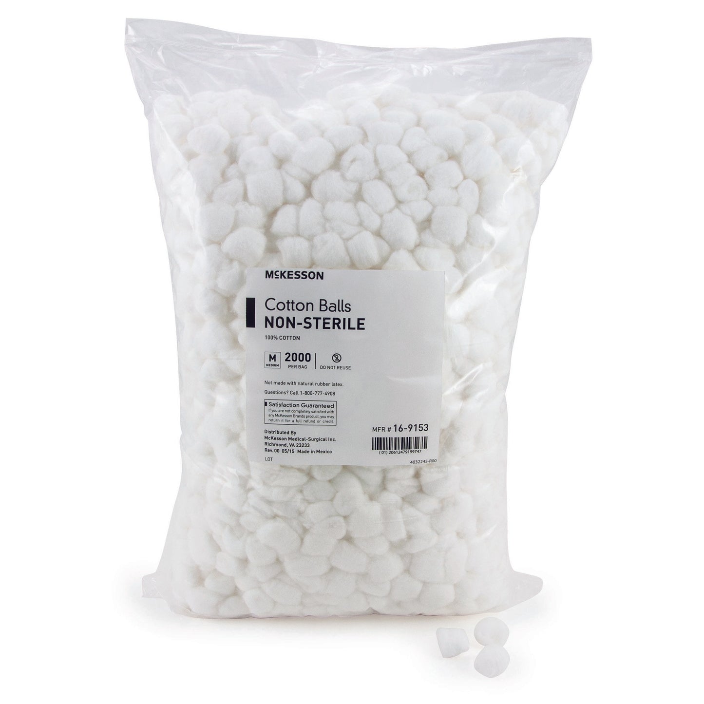 COTTON BALL, MED N/S (2000/BG 2BG/CS)