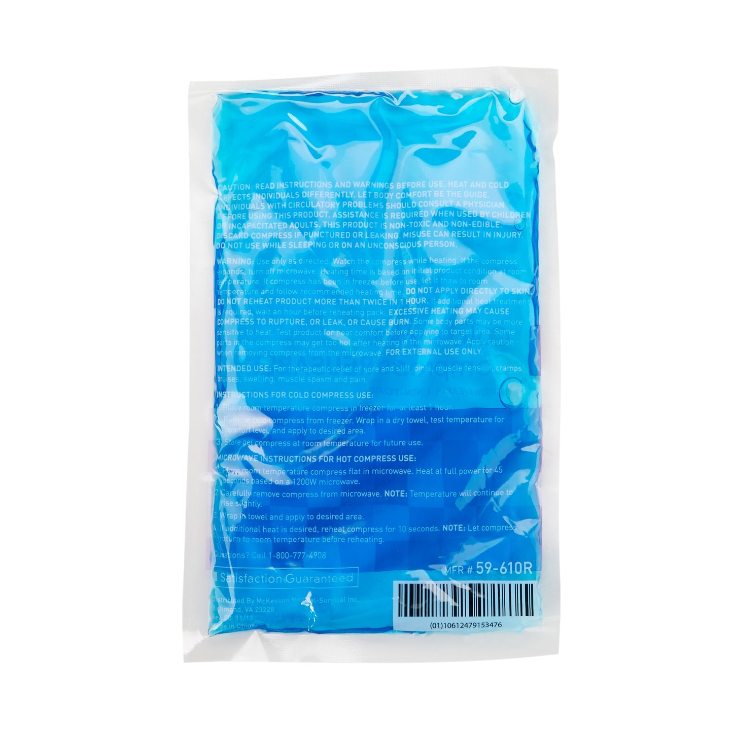 COMPRESS, REUSABLE HOT/COLD 6"X10.5" LF (24/CS)