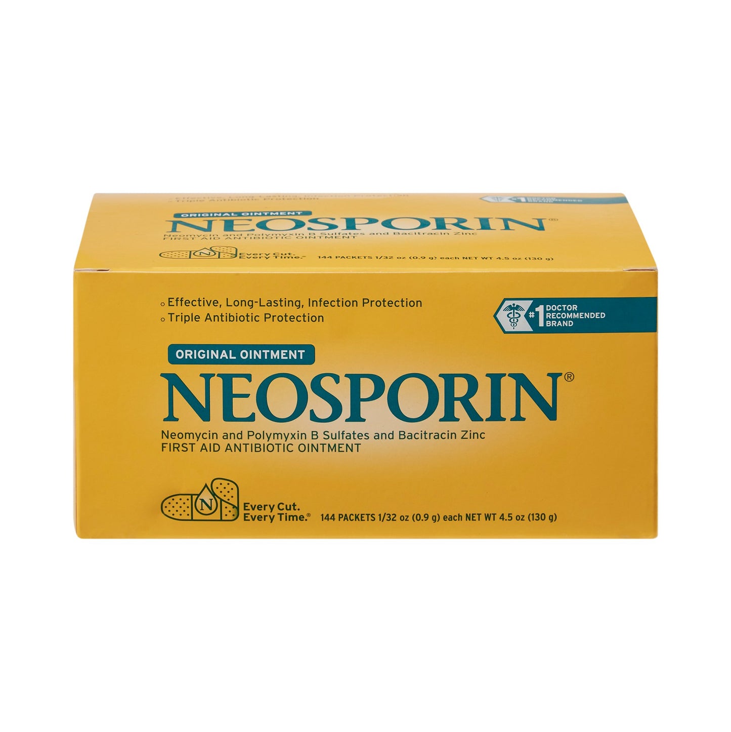 NEOSPORIN, OINT FOIL PK 0.9GRAM (144/BX 12BX/CS)