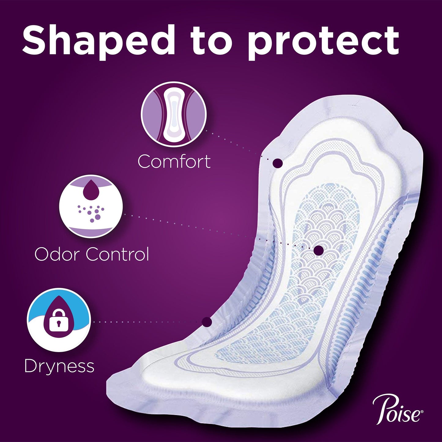 PAD, INCONT POISE MAX LNG (39/PK 2PK/CS)