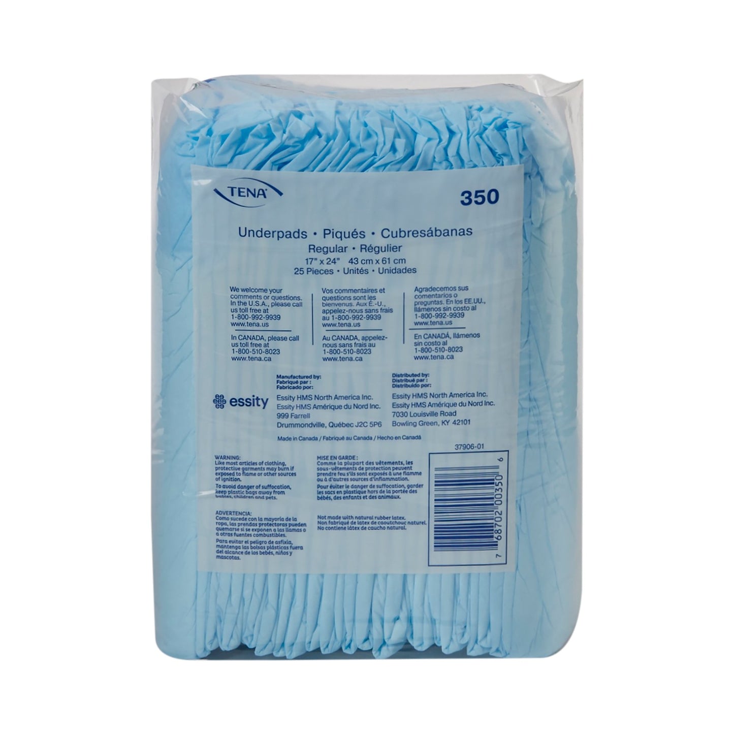 UNDERPAD, HARMONIE REG 17X24 (25/PK 12PK/CS) SCAPER