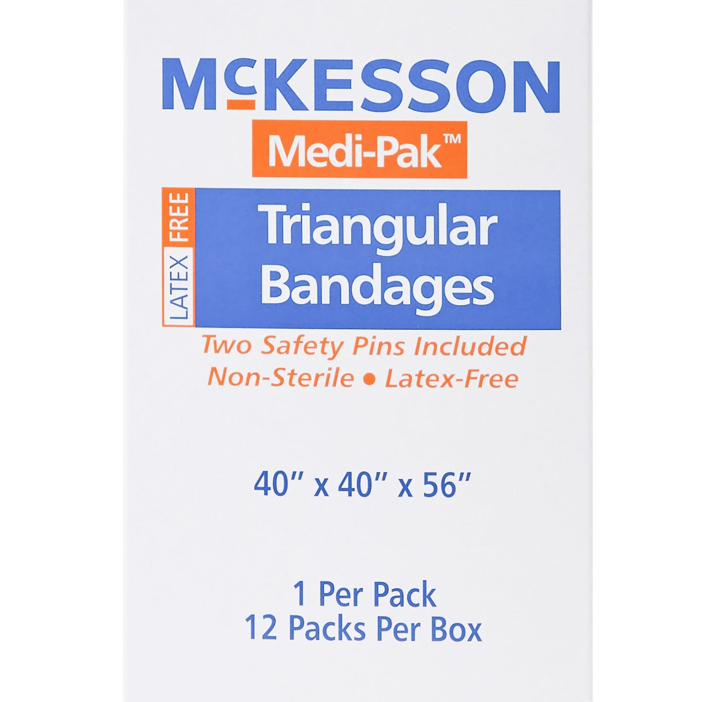 BANDAGE, TRIANGULAR LF 40"X40"X56" (12/BX 6BX/CS)