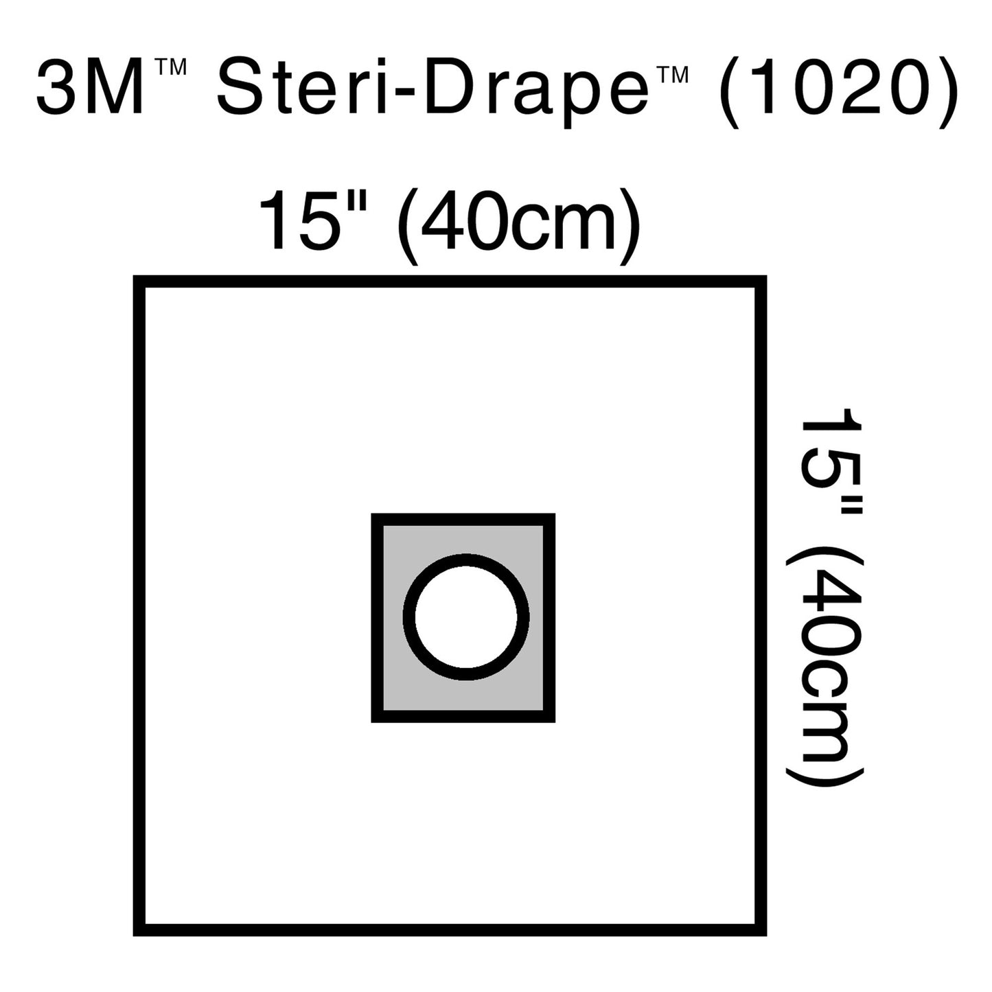 DRAPE, APERTURE SM (10/BX) 3M