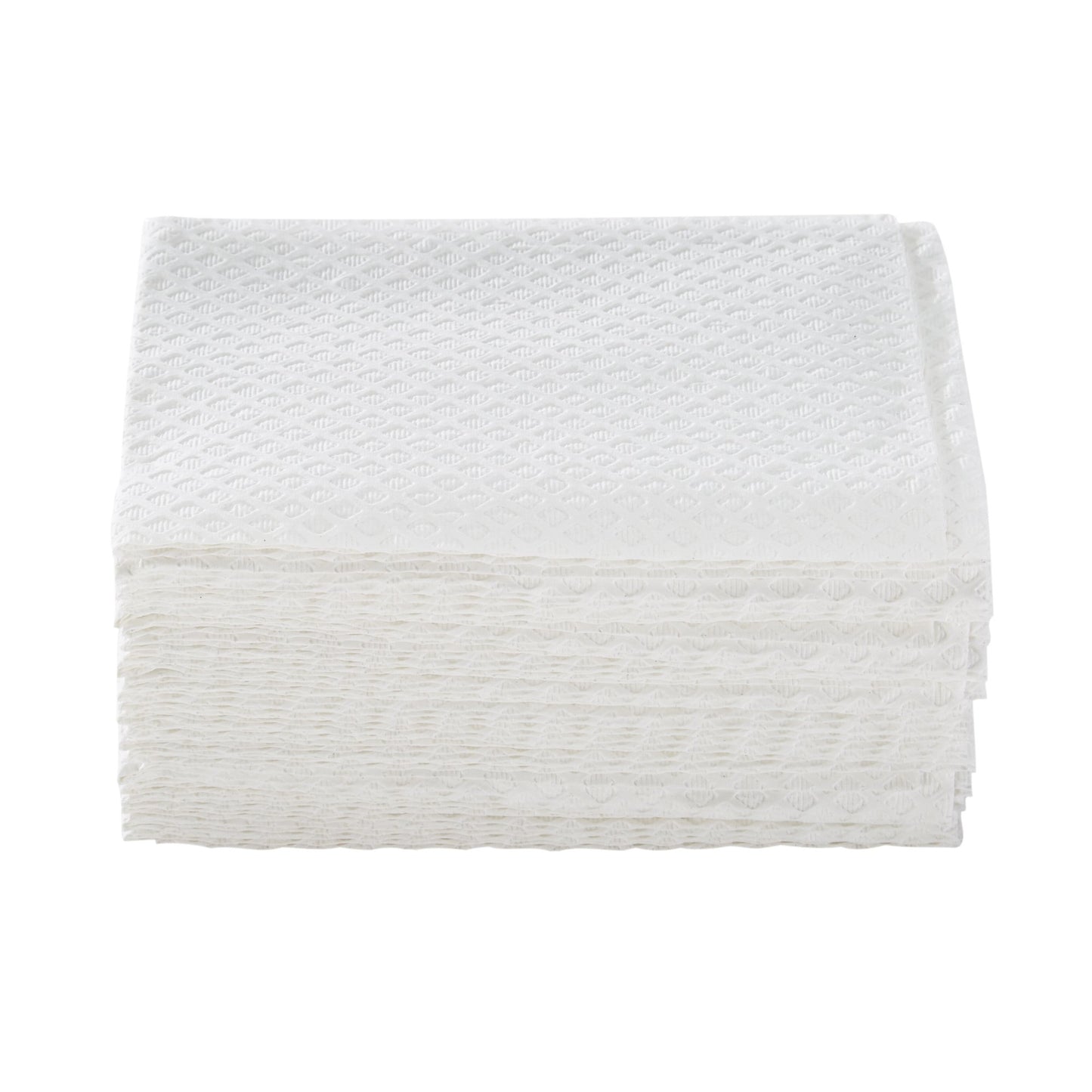 TOWEL, PRO 2PLY/POLY DIA EMB WHT 13X18 (500/CS)