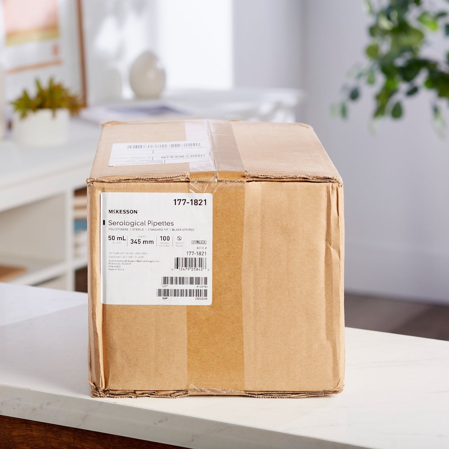 PIPETTE, SEROLOGICAL STD TIP STR BLK BAND 50ML (100/CS)