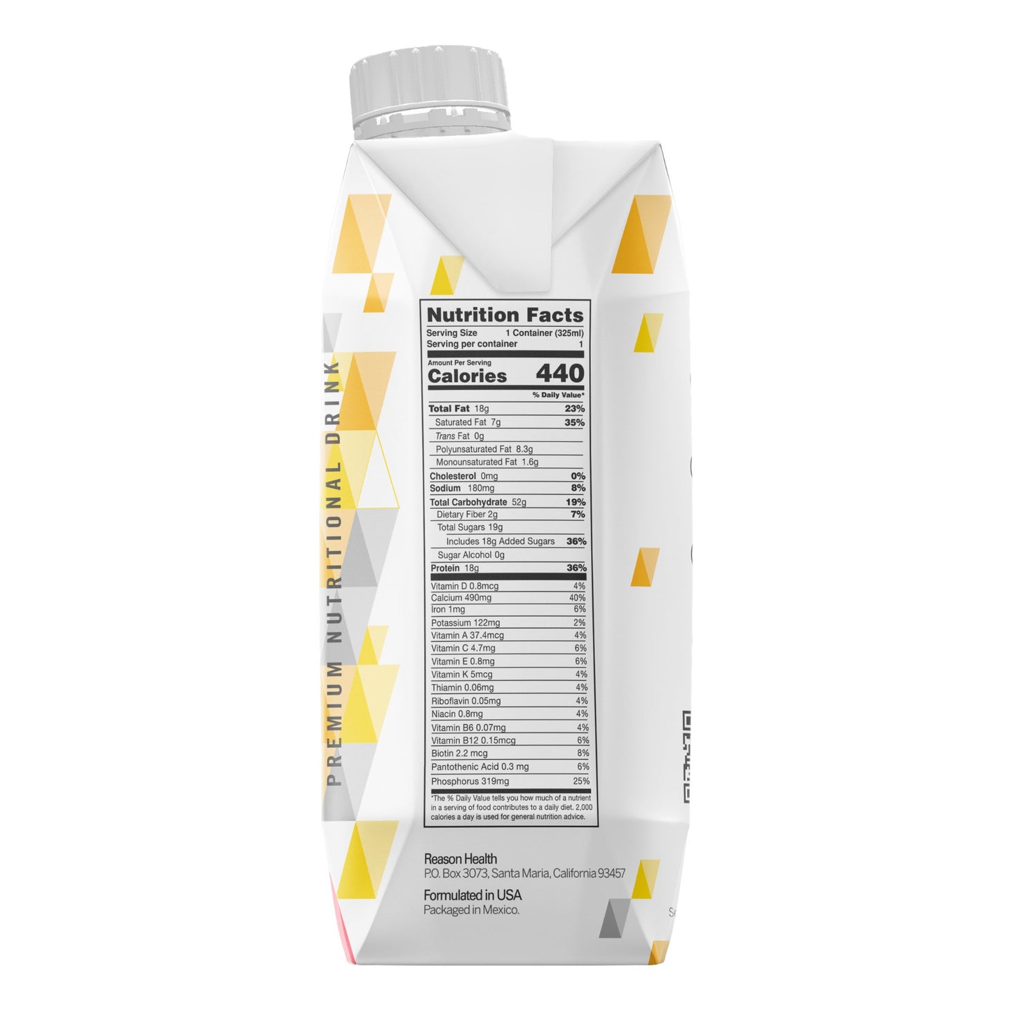 REASON, HIGH CALORIE RTU PROTEIN DRINK VAN 11OZ (12/CS)