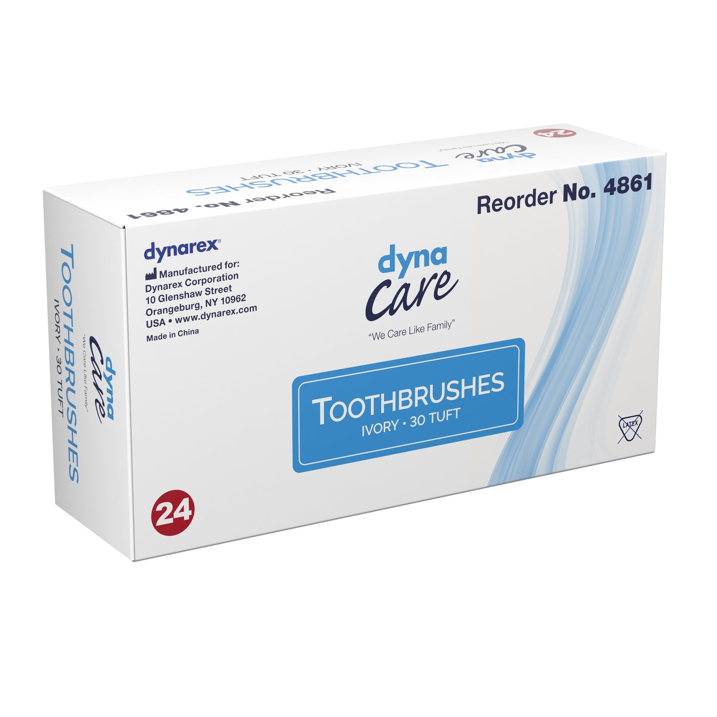 TOOTHBRUSH, 30TUFT ADLT IVORY (144/BX 10BX/CS)