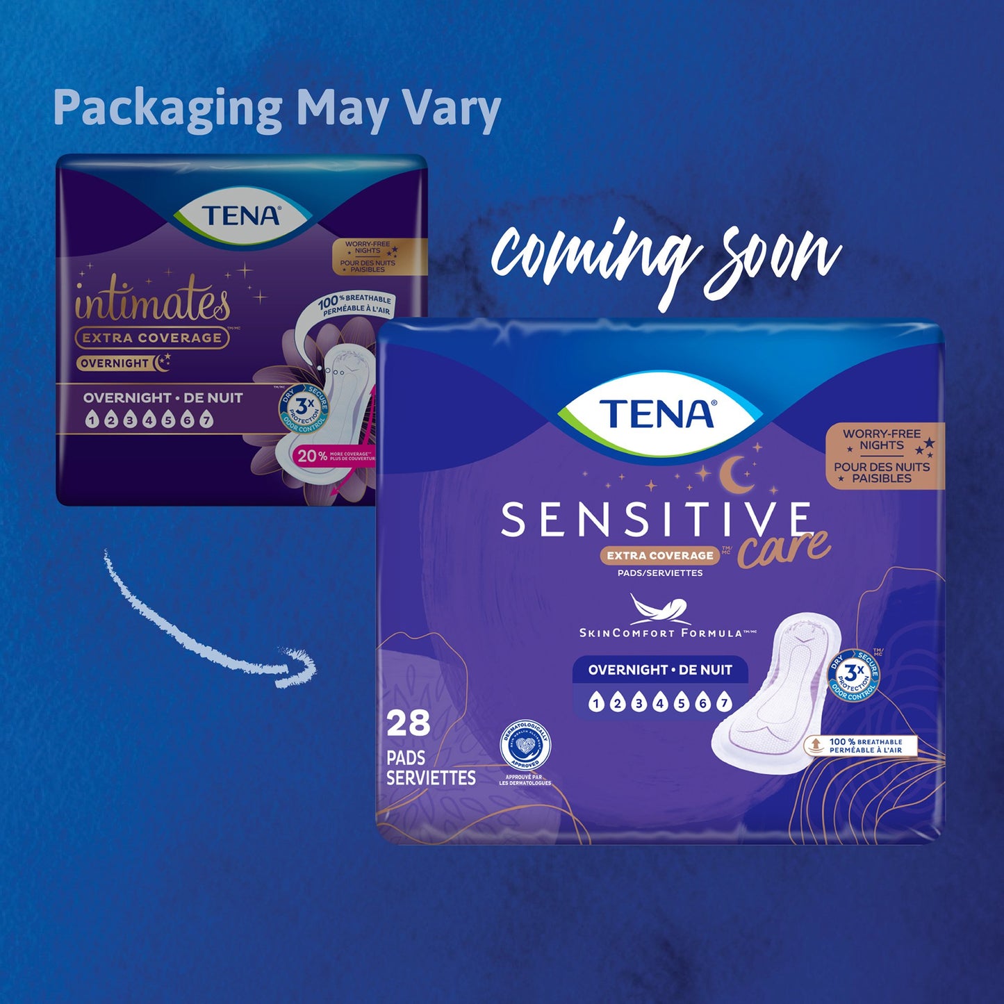 PAD, INCONT TENA SERENITY OVERNIGHT (28/BG 3BG/CS)