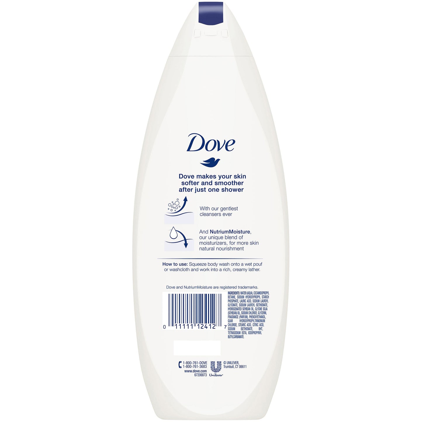 BODYWASH, DOVE DEEP MOIST 11OZ