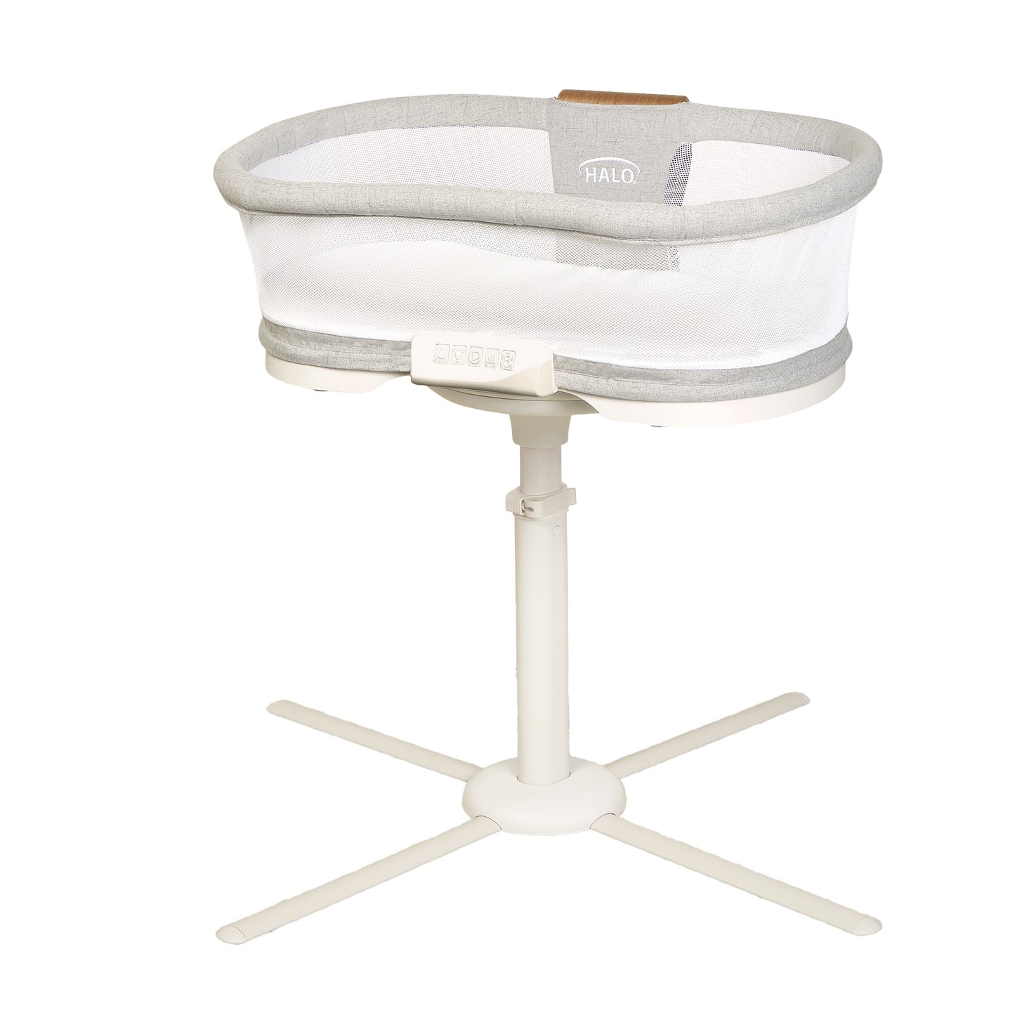 BASSINET, SWIVEL LUX SERIES VIBRATING ADJ HT GRY