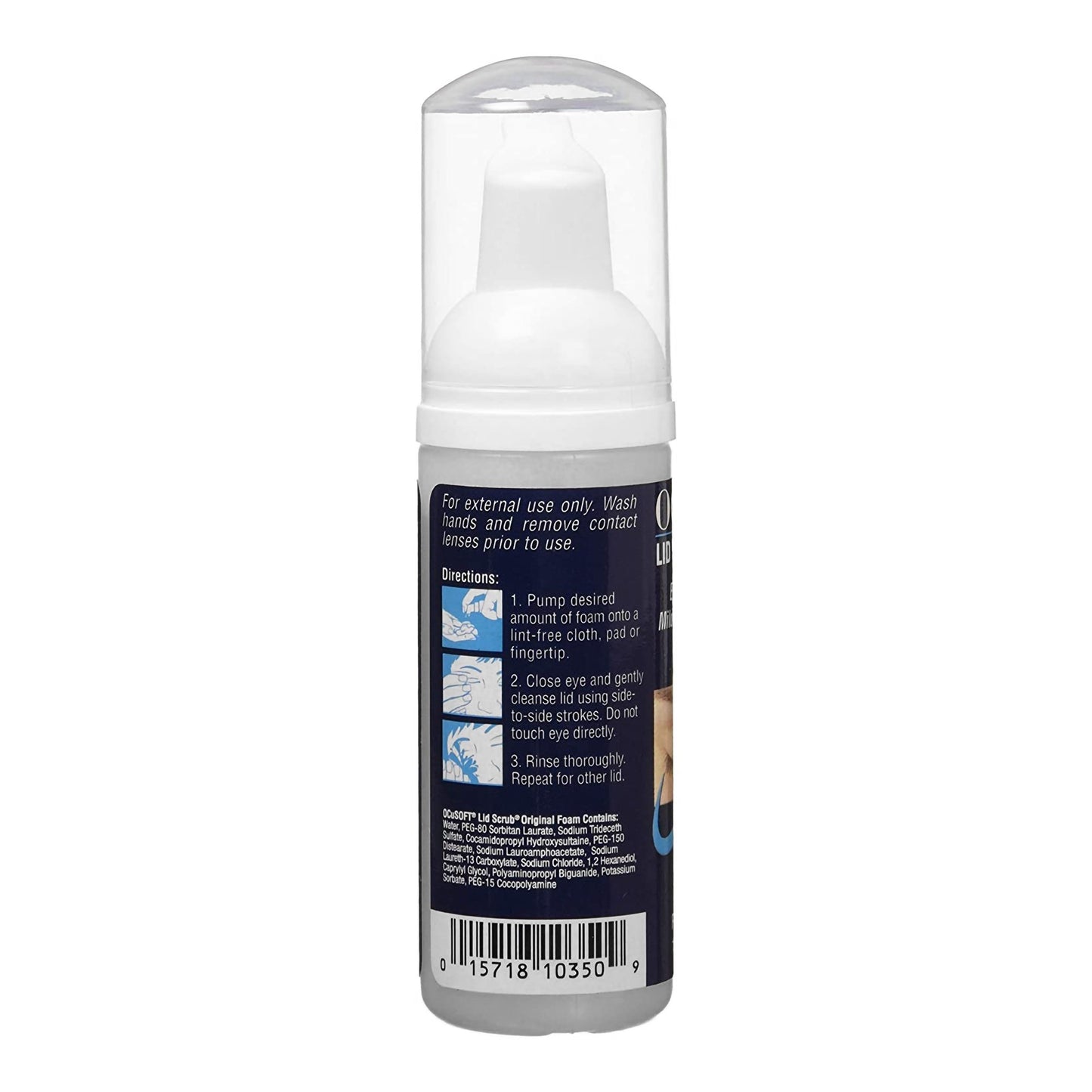 OCUSOFT, FOAM OCUSOFT LID SCRUB 50ML