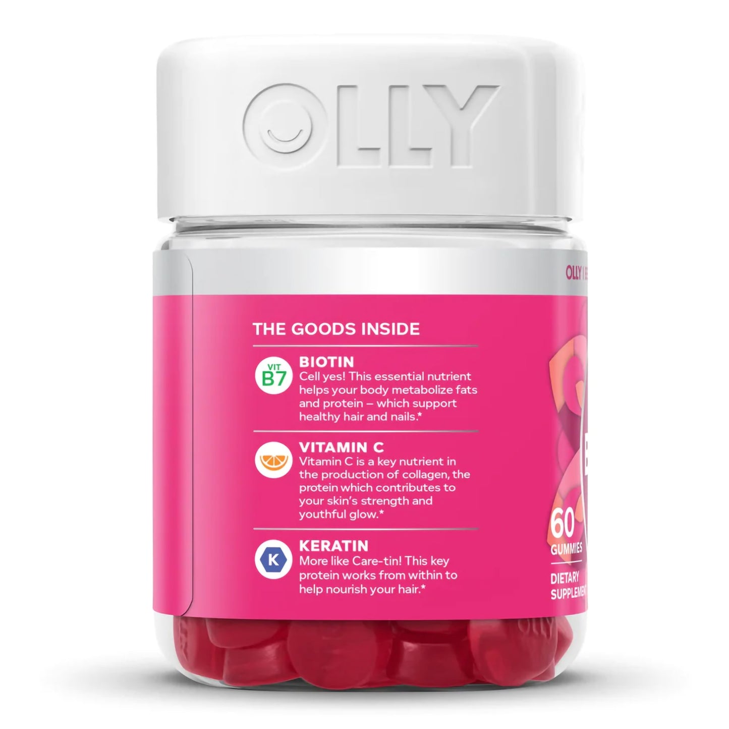 OLLY, GUMMY UNDENIABLE GRAPEFRUIT (60/BT)