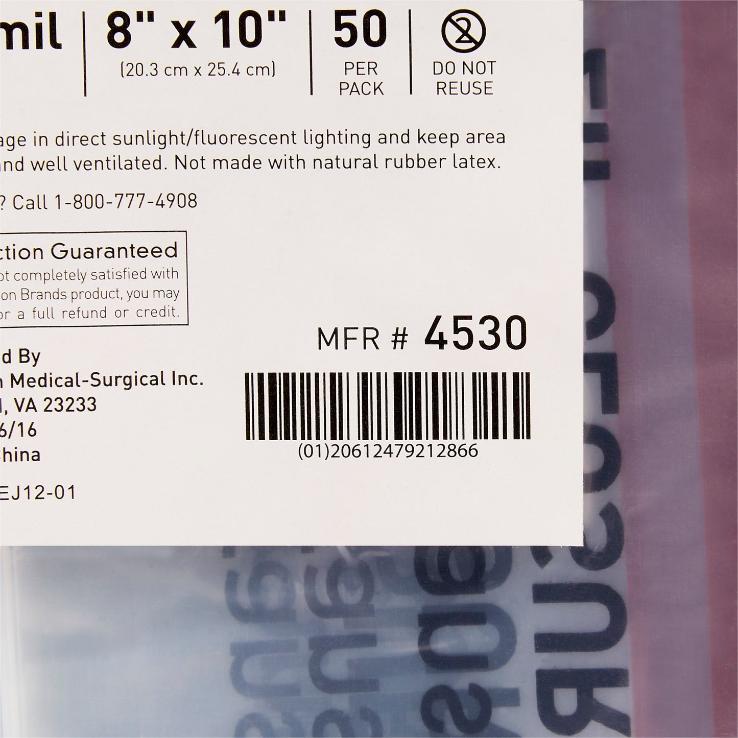 BAG, SPECIMEN 8X10 CLR (1000/CS) PSSRD2