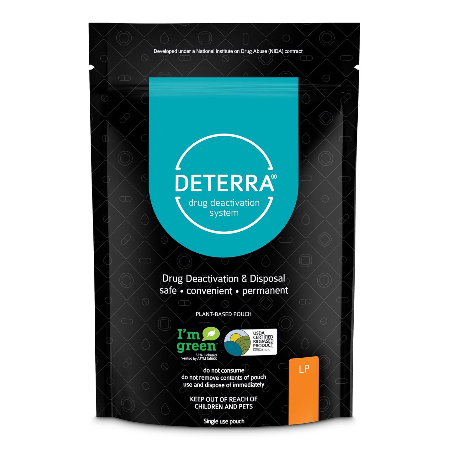POUCH, DRUG DISPOSAL DETERRA LG (100/CS)