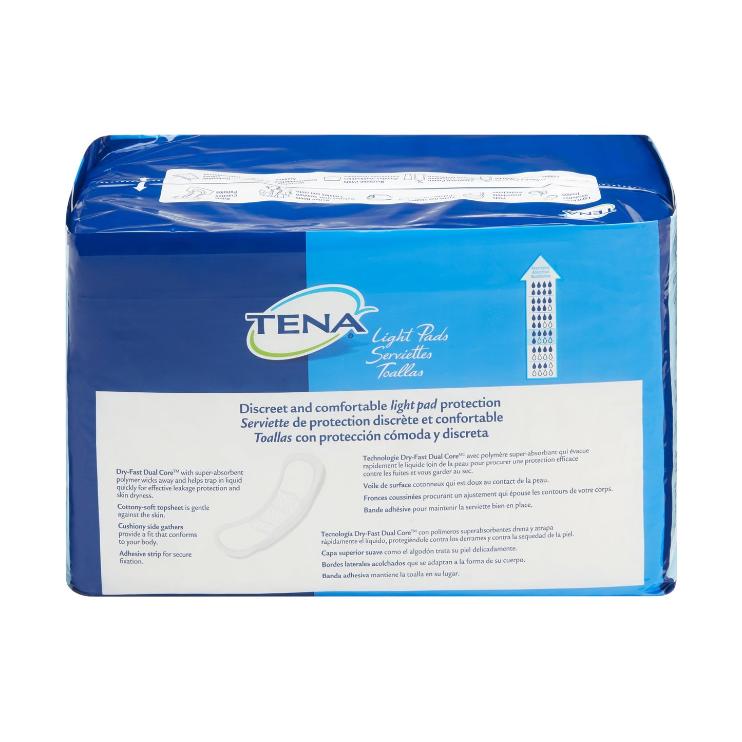 PAD, TENA LIGHT PAD HEAVY DUTY(60/PK 3PK/CS) SCAPER