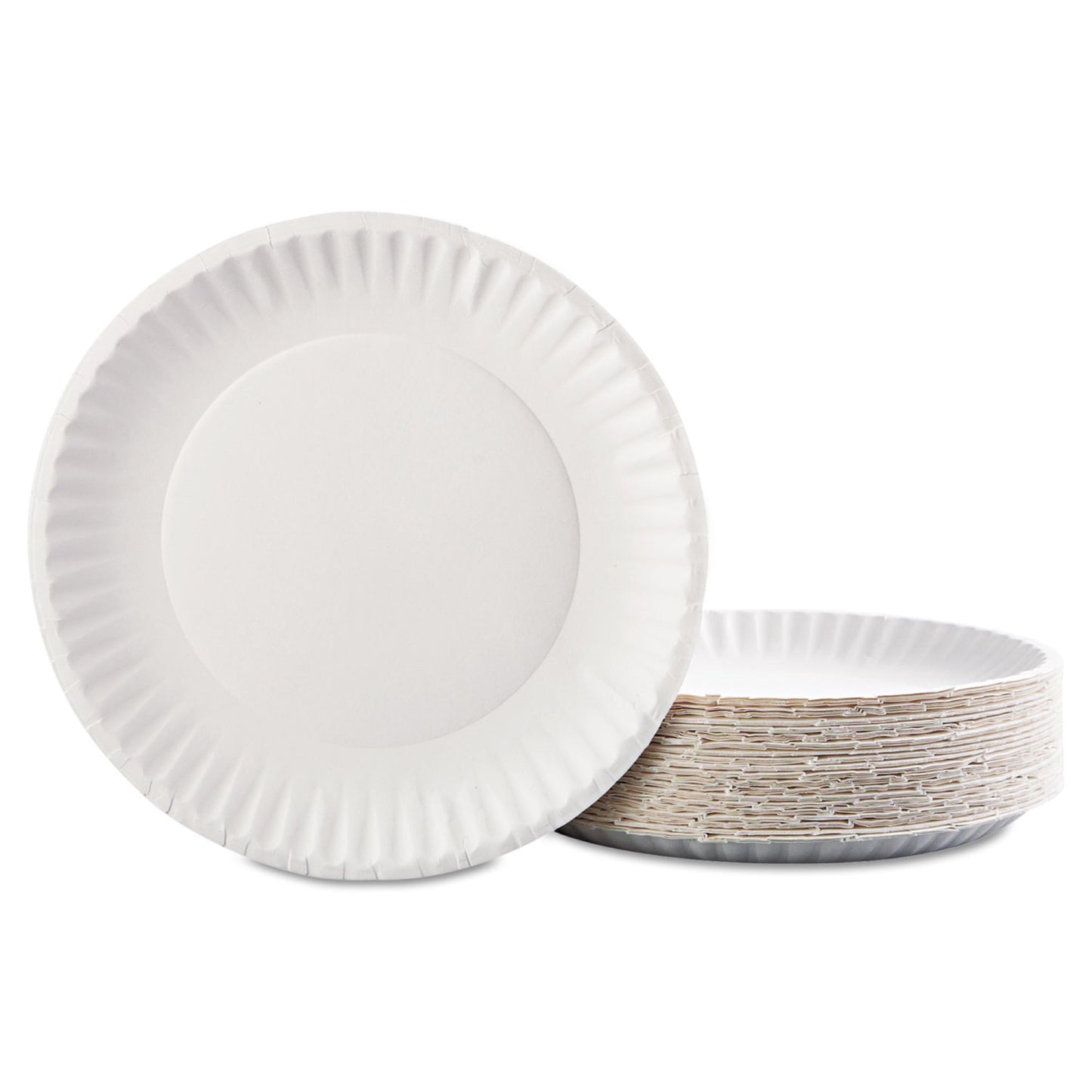 PLATE, PAPER 9" (100/PK 12PK/CS)
