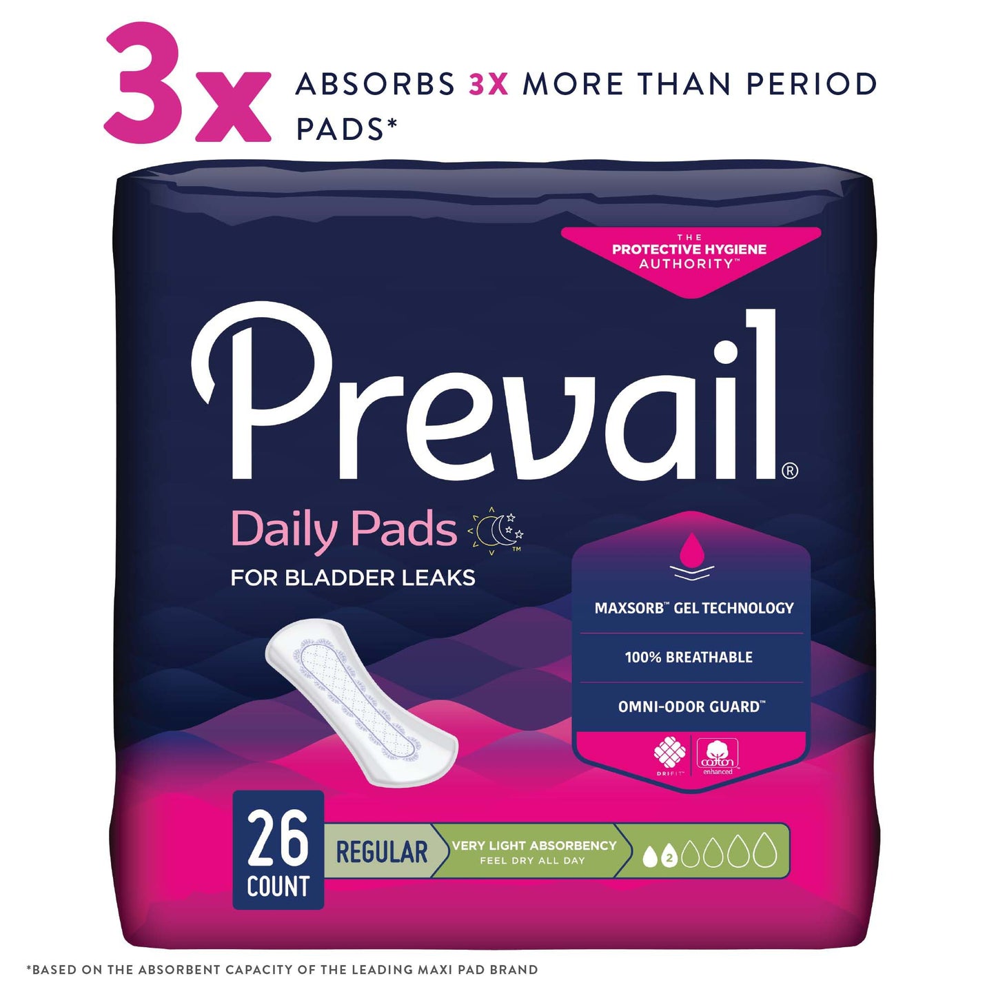 PAD, PREVAIL VERY LIGHT (26/BG12BG/CS)