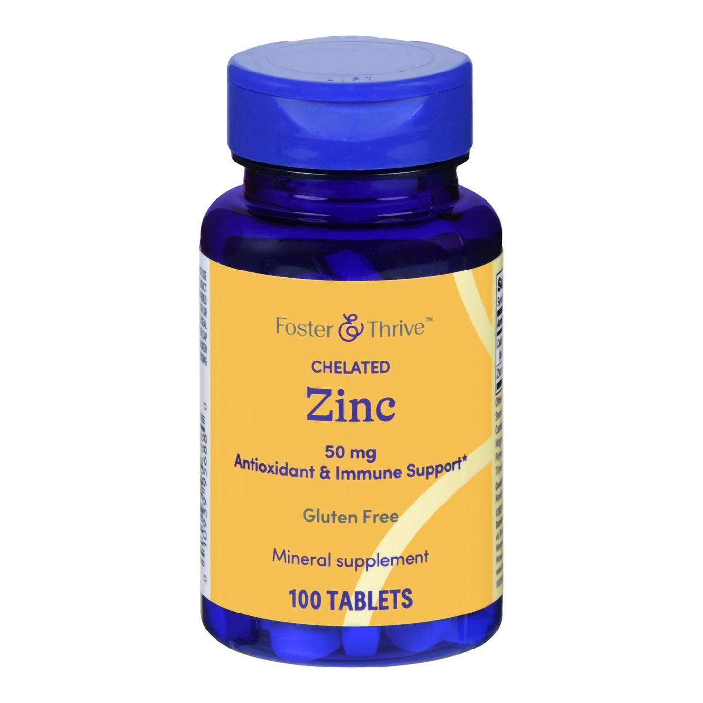 ZINC, TAB FT SM 50MG (100/BT)