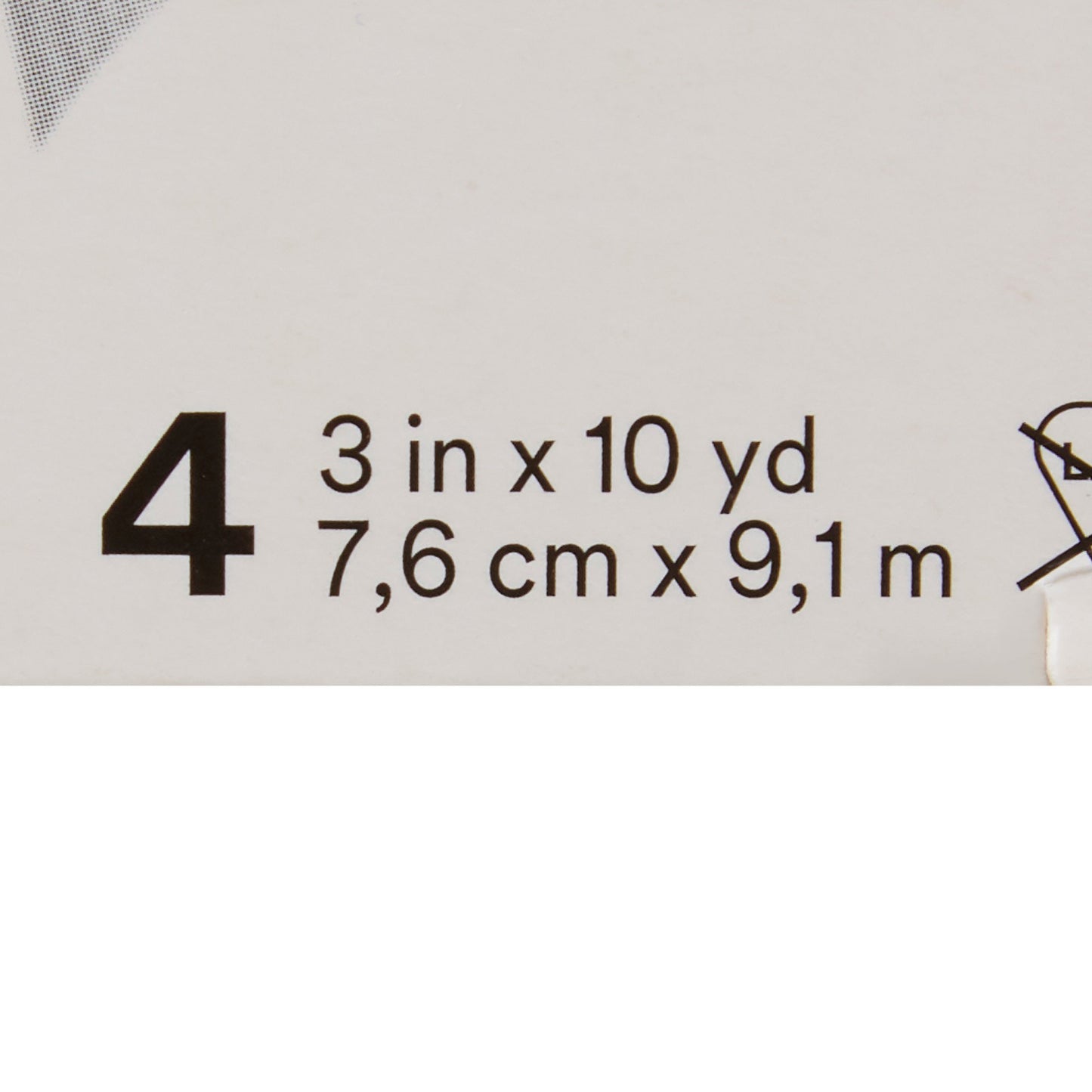 TAPE, ADHSV DURAPORE 3"X10YDS (4/BX) 3M