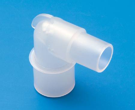 CONNECTOR, VENTILATOR ELBOW 22MM ID/OD (50/CS)