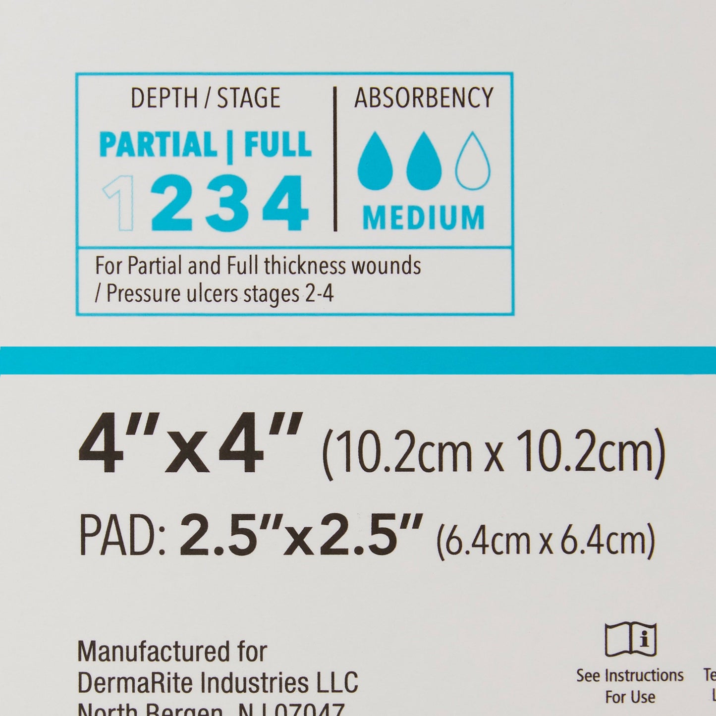 DRESSING, COMFORT FM BRDR LITE4X4 (10EA/BX)