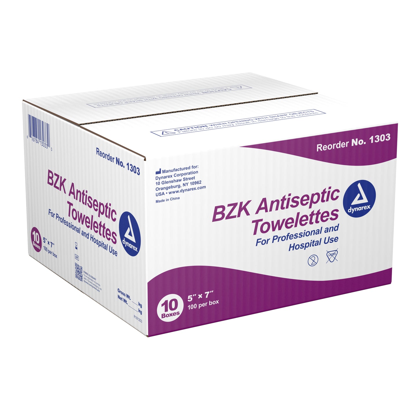 TOWELETTE, ANTISEP BZK (100/BX10BX/CS)
