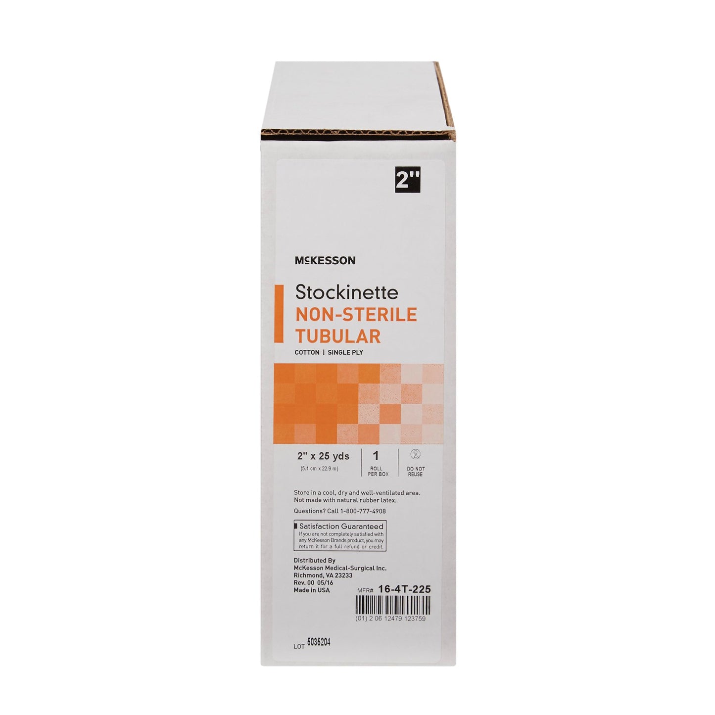 STOCKINETTE, TUBE CTN 2"X25YD (12RL/CS)